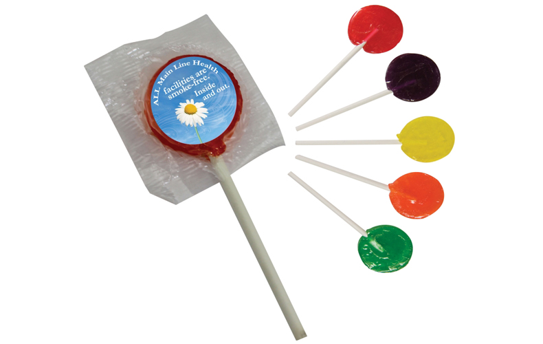 Lollipop w/ Round Label Lollipop w/ Round Label
